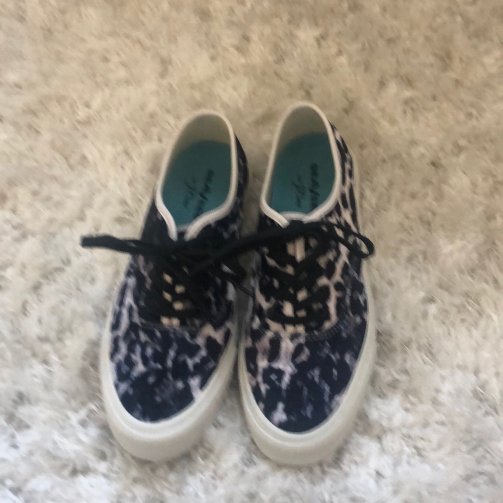 Seavee's leopard sneakers.